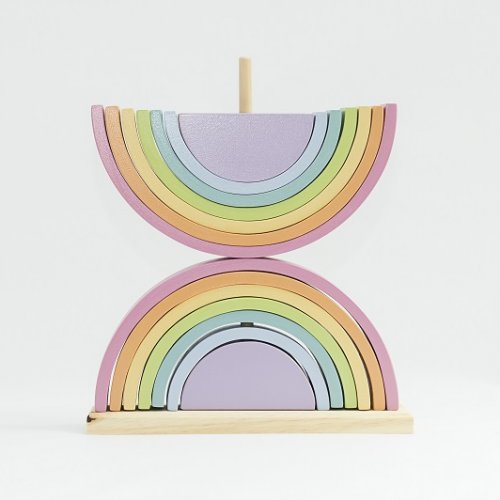 Arcoiris Ensartado 14 Pastel