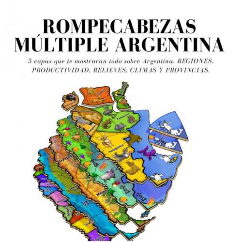 Rompecabezas capas Argentina 